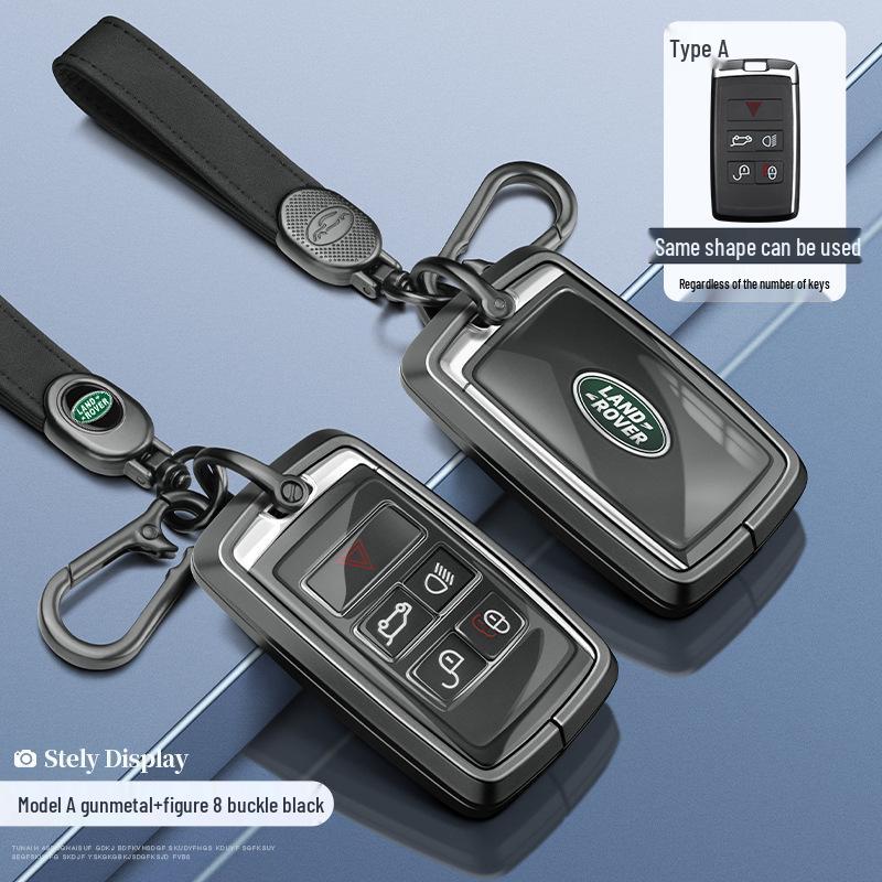 Land Rover Schlüsselhülle: Aluminiumgehäuse für Range Rover Sport, Velar, Evoque, Discovery, Freelander.