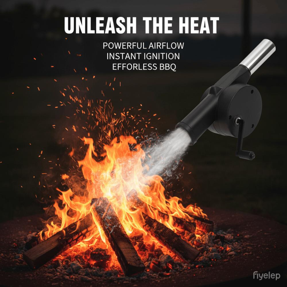 Hand Blower Household Hand for Outdoor Picnic Camping Cooking Barbecue Charcoal Grills Stov Accessories Outdoor Hand Tools