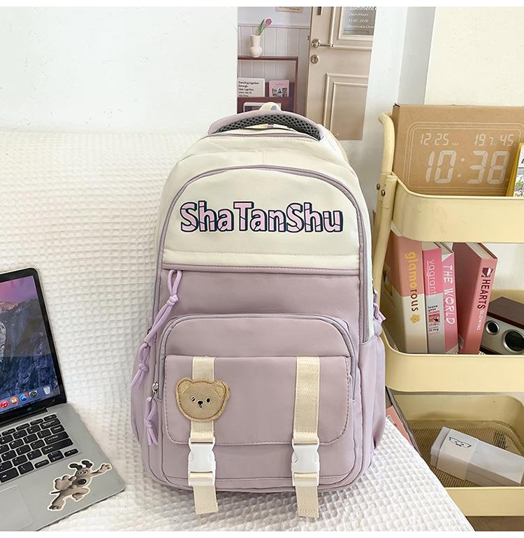 

Junior high school student schoolbag campus versatile large capacity backpack high value backpack fashion