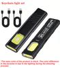 Security flashing work light warning light strong light mini portable outdoor maintenance emergency EDC flashlight knife cap cli