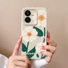 Cases For Vivo Y22 Y22S Flower Liquid Silicone Camera Lens Protection Phone Back Cover For VivoY22 Vivo Y 22 Y22 S Coque Bumper