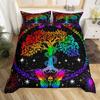 Erosebridal Mermaid Tail Bedding Set,Nautical Sea Animal Duvet Cover Twin Size for Kids Child,Fish Scale Sparkle Sequins Comforter Cover Oce