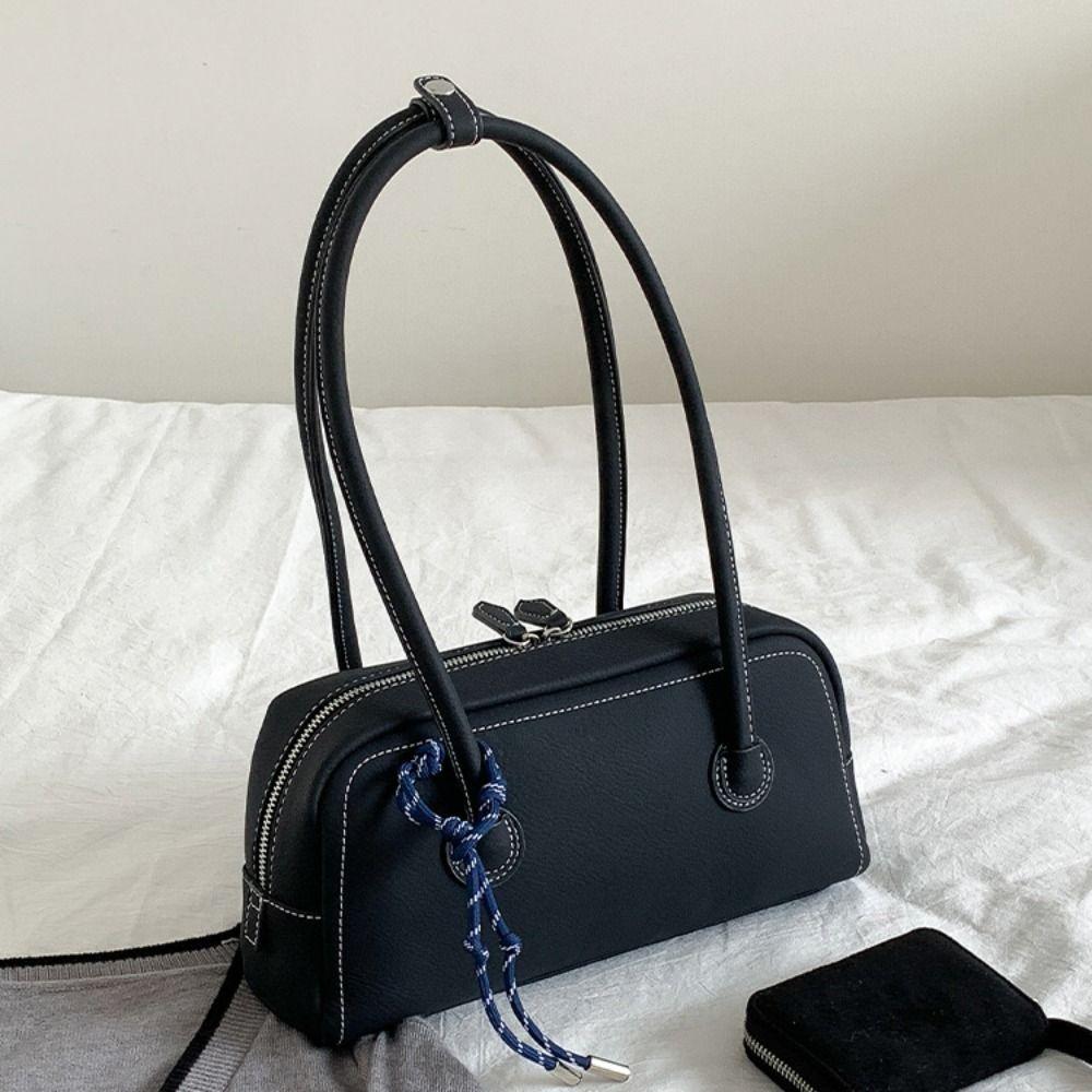 Aesthetic Faux Suede Bag Vintage Single Shoulder Bag Fashion Underarm Bag  Commute
