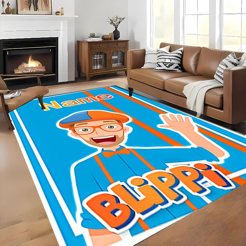 Custom personalization Blippi Area Rug - Perfect For Kitchen, Bathroom,Laundry Room Decor Large Size Available,Gift All Seasons