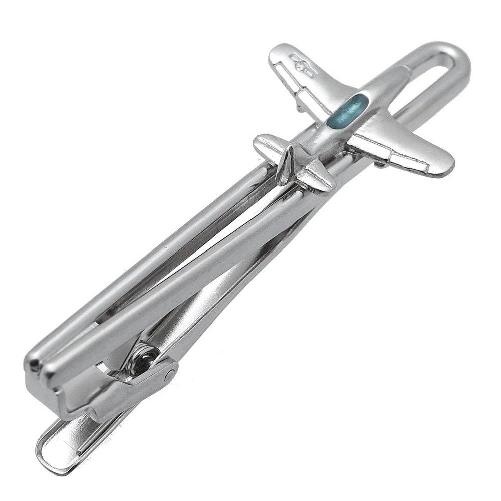 

Булавка для галстука в виде самолета SWANK Silver Airplane T0001