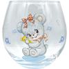Hugly Juice Pencil Art Round 9x9cm 330ml Made in "Swimmer" Glass, Large, Design, Cup, Clear, Approx. Diameter, Capacity, Japan, SAN4903-1