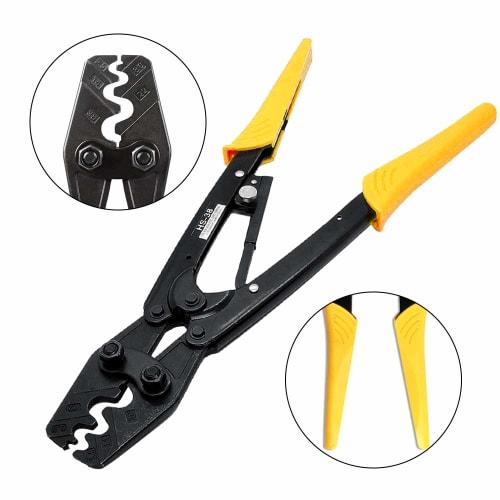 Odowalker Crimping Pliers, Electrician's Crimping Pliers, Crimping Tool for Bare Crimp Terminals, Compatible with Bare Crimp Sleeves, HS-38/5.5-38mm?