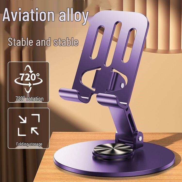All-Metal Rotatable Foldable Cooling Stand for Streaming and Online Classes