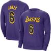 NBA Basketball Clothing Crew Neck Sweater Men's Sports Printed European and American Size Pullover