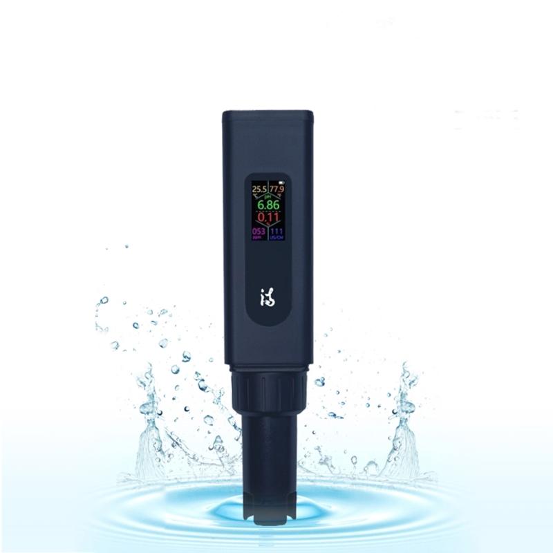5 in 1 Water Quality Monitor Convenient Digital Display Water Quality Testing Pen Durable for Aquariums & Swimming Pools