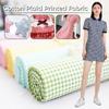 100*160cm Printed Grid Plaid Cotton Fabric For Handmade Baby Clothes Patchwork Quilting Fabric Diy Upholstery Curtain Tablecloth