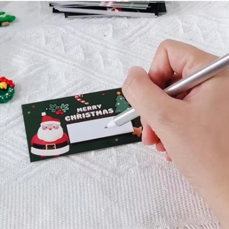 Weihnachts-Rubbellose Set DIY Geschenkgutscheine, Lustige Feiertagsparty Spielpreise