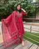 Indyjski Damski Designerski Garnitur Salwar Kameez Kurta Spodnie Dupatta Zestaw Odzież Imprezowa Designerski Top Tunika Kurti