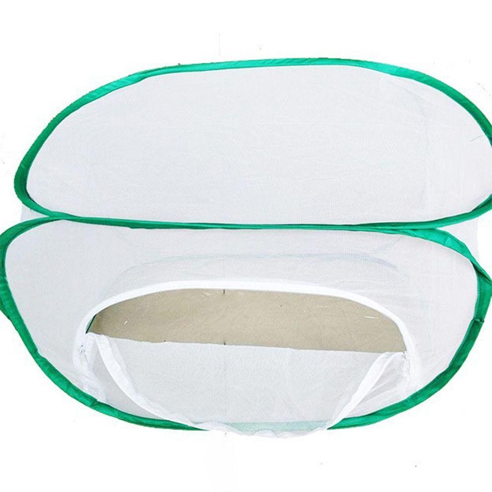 Zipper Opening Collapsible Insect Cage Green Breeding Observing Cages  Indoor Outdoor