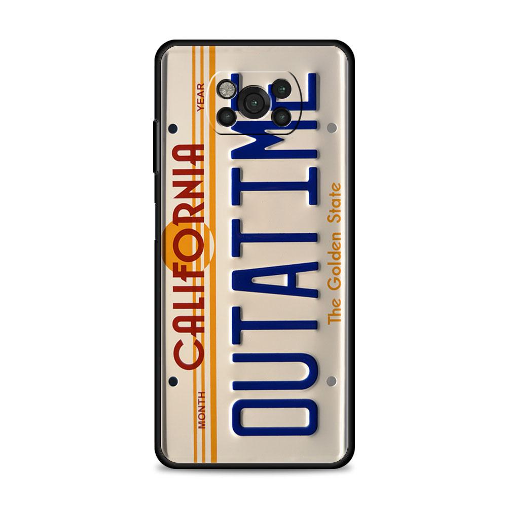 

Чехол для Xiaomi Poco X3 X4 NFC M3 M4 Pro 5G Mi 11 lite 11T 9T 12 10T 11E Note10, чехол для телефона, забавный ретро-номер номерного знака автомобиля Mi 9