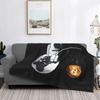 Bitcoin Astronaut Fishing Blanket Soft Flannel Fleece Warm BTC Hodl Space Cryptocurrency Throw Blankets for Bed Sofa Bedspreads
