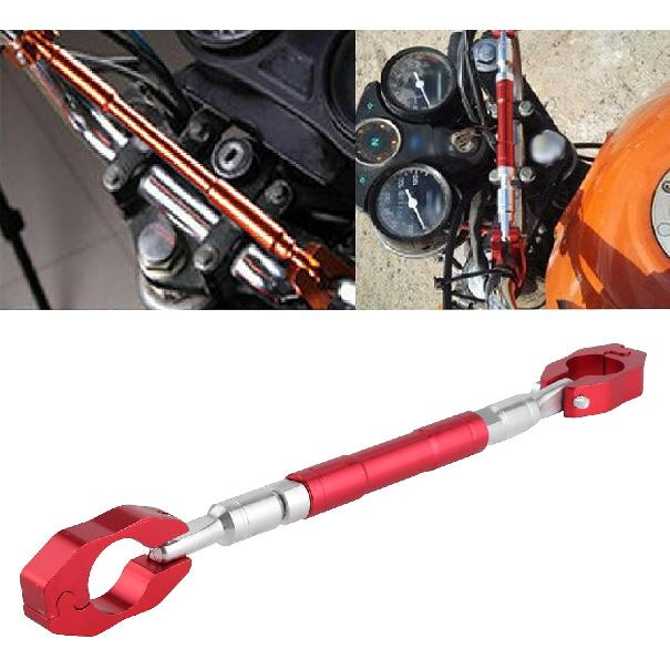 Lenker-Balance-Stange, Fydun 22mm Universeller Motorradlenker Quer Verstellbar Verstärken Balancehebel CNC-Aluminiumlegierung (rot)
