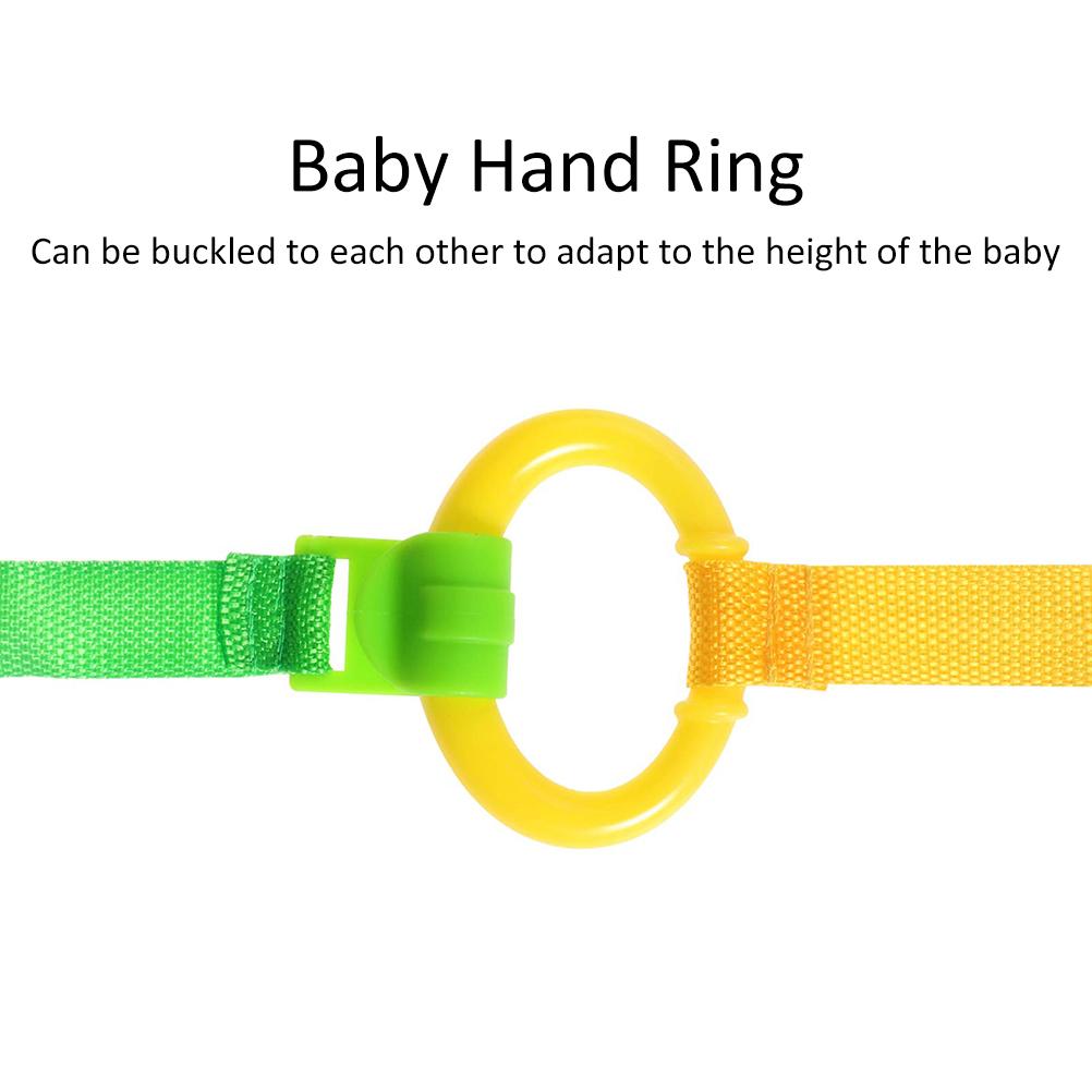4 Pcs Baby Stand Up Walker Tool Rings Baby Pull Rings for Playpen Baby Crib Hooks Baby Training