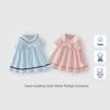 JELLYBABY Kids Summer Academy Style Bowknot Dress