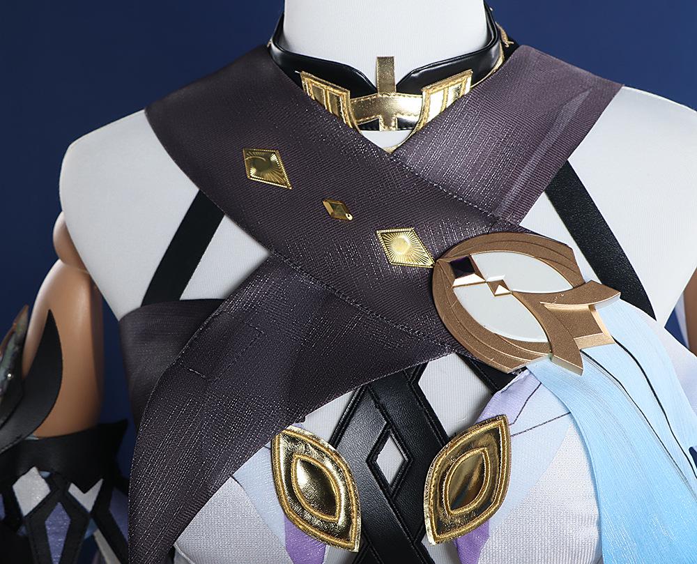 Genshin Impact Skirk & Tartaglia Cosplay Women's Costume Set