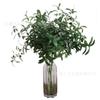 Ramo Artificial 130cm Folha de Oliveira Fruto de Oliveira Ramo de Oliveira para Buquês Florais Casamento Feriado Decoração de Verdura