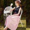 Bailuyu Elegant Color Block Sleeveless Maxi Dress