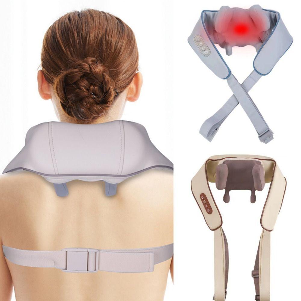 Portable Neck Shoulder Massager Electric Kneading Massage Shawl Cordless Massage Pillow  Fitness
