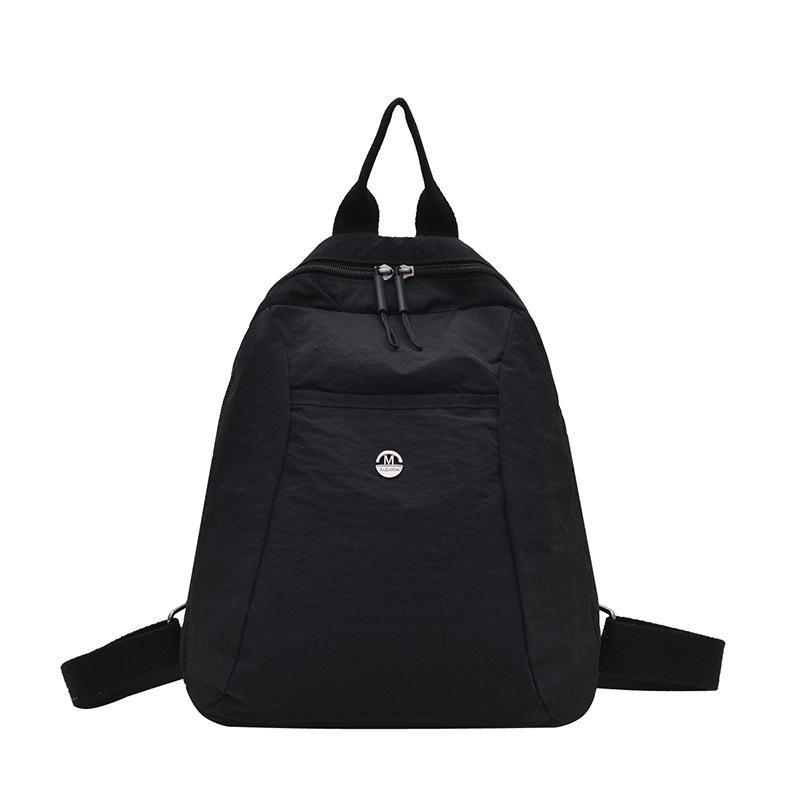 Schoolbag1011 New Backpack Women's Fashion Lightweight Large-capacity Schoolbag Versatile Nylon Cloth Travel Commuter Backpack