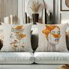 Floral Face Pattern Decorative Cushion Pillow Covers Polyester Pillowcase, Sofa Decorative Cushion Cov Headboard Pillow