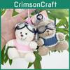 Adorable Plush Pilot Bear Keychain Accessory For Trendy Bag Decoration Gift