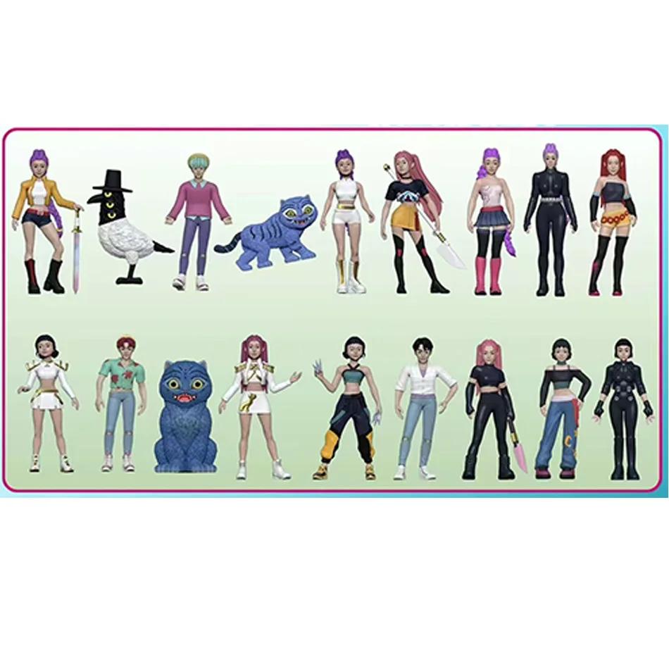 Kpop Demon Hunters Anime Figure Toys Cute PVC Blind box Joints Action Figure Model Dolls Kids Birthday Decoration Toy Gifts