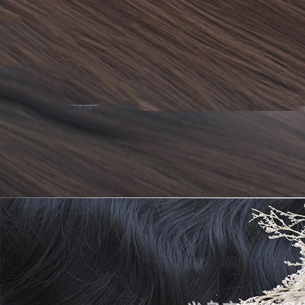 Bybrana Women's Bangs Straight Hair Cute Natural Synthetic Hair Daily Wear Personalized Wig