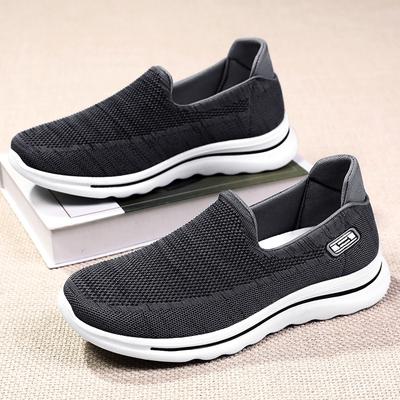 Shoes Men's New Casual Walking Shoes Comfortable Soft Sole Middle Old Dad Shoes One Pedal Lazy Shoes