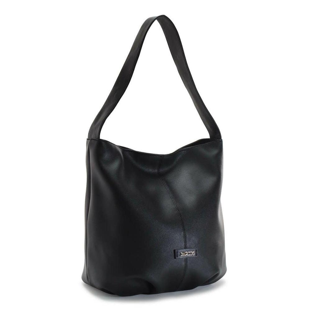 Barcos Smooth Leather Tote BagHandbag in Beige