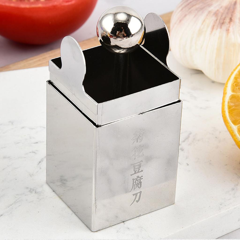 Professional Grade Tofu Cutter With Ergonomic Handle Dishwasher Safe Stainless Steel Kitchen Gadget