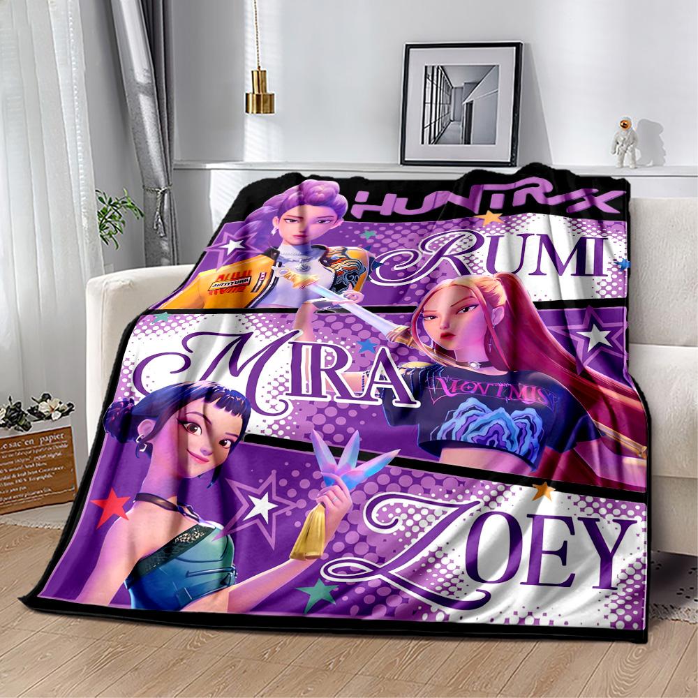 Colorful Fashion Trio Blanket Soft & Cozy Perfect for Office Bed Chair Four Seasons Universal Modern Perfect Gift for Relatives and Friends