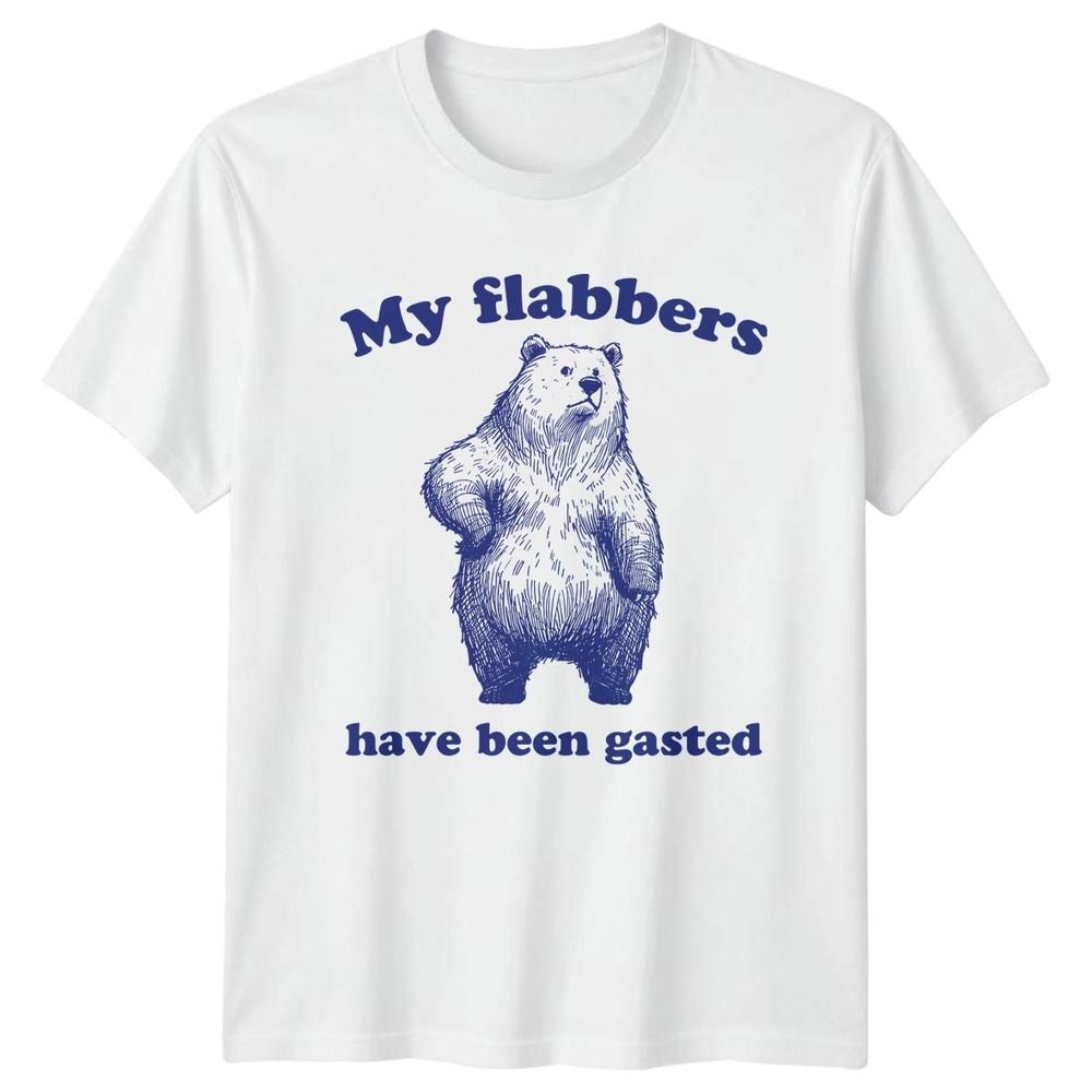 My Flabbers Have Been Gasted TShirt Bear Humor Wildlife Christmas S