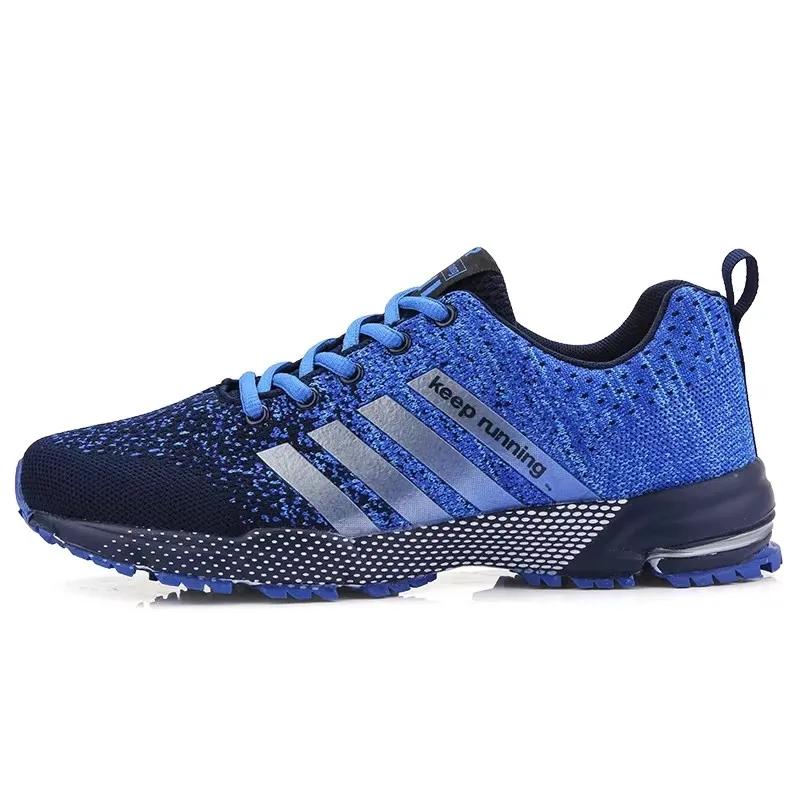Mens Running Shoes Keep Running Airy Mesh Athletic Shoes Lightweight Outside Gym Jogging Trainers Comfort Shoes