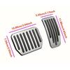 For Tesla Model 3 Y Model 3 Highland Model Y Juniper 2pcs Car Accelerator Brake Pedal Anti Slip Mat Foot Pedal Cover Accessories