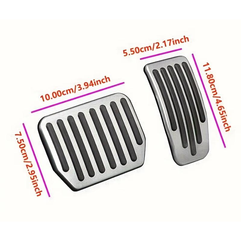 For Tesla Model 3 Y Model 3 Highland Model Y Juniper 2pcs Car Accelerator Brake Pedal Anti Slip Mat Foot Pedal Cover Accessories