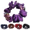 Gumička do vlasů Super měkká Protiskluzová látka Ultralehká Luxusní Elastické gumičky do vlasů Scrunchies pro ženy