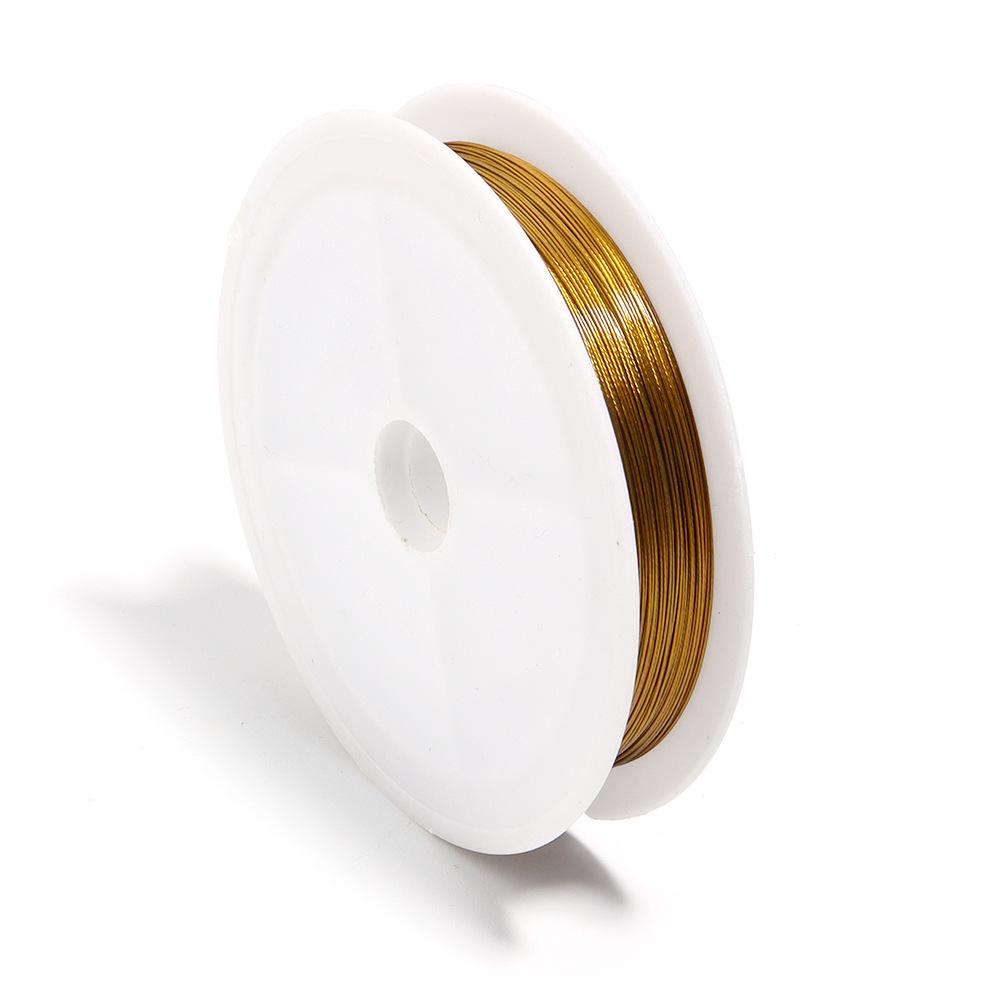 

Ожерелье из нержавеющей стали для самостоятельного изготовления бисера и ювелирных аксессуаров 0.3mm Thick, 30m Roll