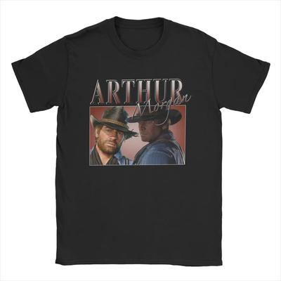 Casual Arthur Morgan Tshirts Unisex Crew Neck Pure Cotton T Shirt Short Sleeve Tee