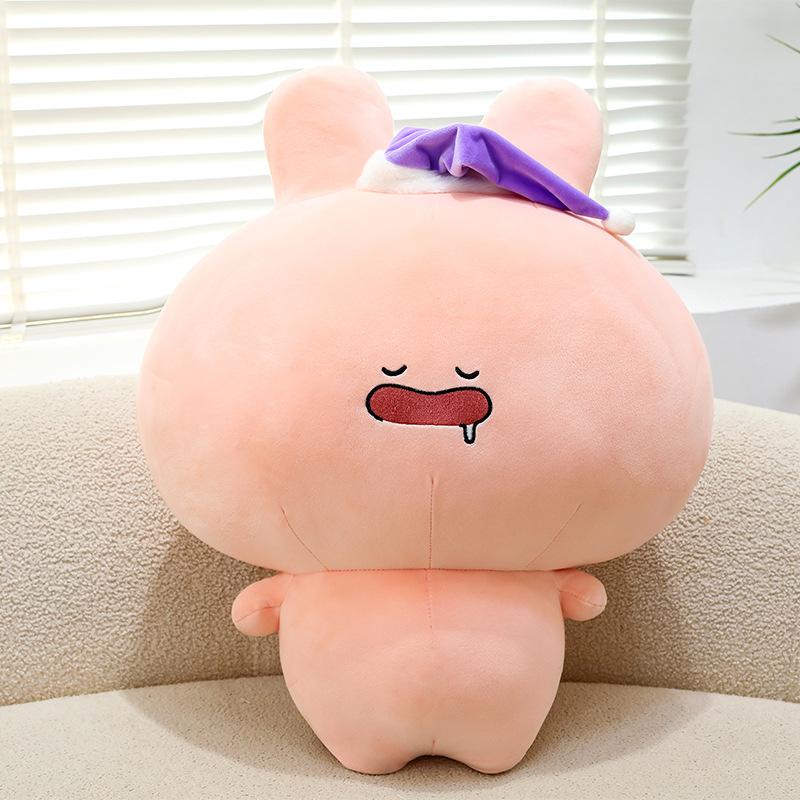 30/45/60cm Süßes Asamimi Super Weiches Rosa Kaninchen Plüschtier Niedliche Kuscheltier Kaninchenpuppe Bequemes Plüschkissen Heimdekoration Geschenk 30cm