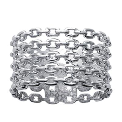 Silverring 'Koreografi' - 11 mm