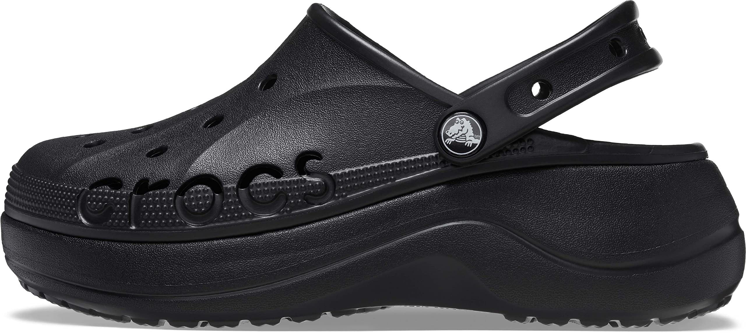 Crocs Baya Platform Clog 23 см Женские сандалии Черные чёрный 7569₽