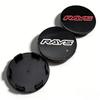 4pcs Rays Logo Emblem Badge Car Wheel Center Caps 51MM Clips 46MM Wheels Hub Cap Rim Hubcaps Dust Cover Replace Car Accessories