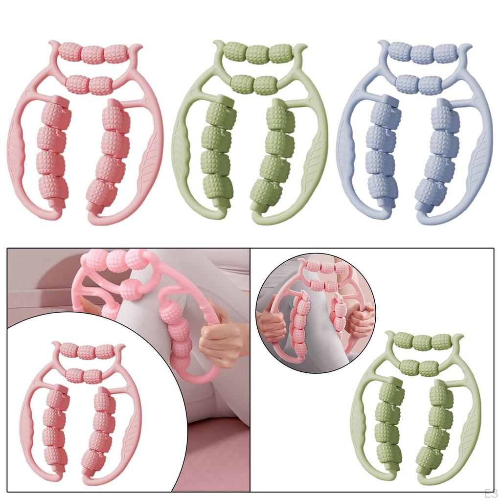 Masażer do nóg Roller 21 kółek Masaż mięśni Przenośny Unikalny Uda Tkanka głęboka
