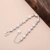 Alloy bracelet, bead bracelet, light bead bracelet, plain style, fashionable and versatile temperament, simple personality