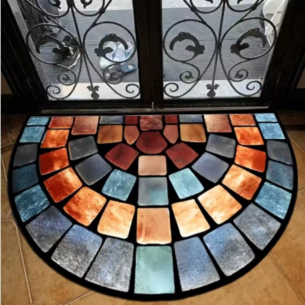 

American-Style Entrance Door Anti-Slip Doormat, Home Decoration Carpet, Suitable For Use On Porches And Living Rooms 40X60CM(1.3X2FT